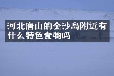 河北唐山的金沙岛附近有什么特色食物吗