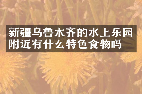 新疆乌鲁木齐的水上乐园附近有什么特色食物吗