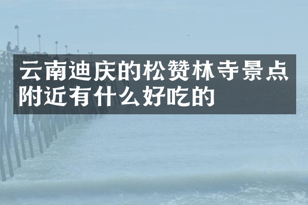 云南迪庆的松赞林寺景点附近有什么好吃的