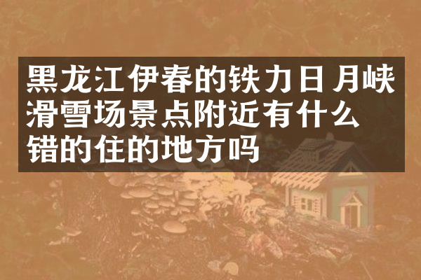 黑龙江伊春的铁力日月峡滑雪场景点附近有什么不错的住的地方吗