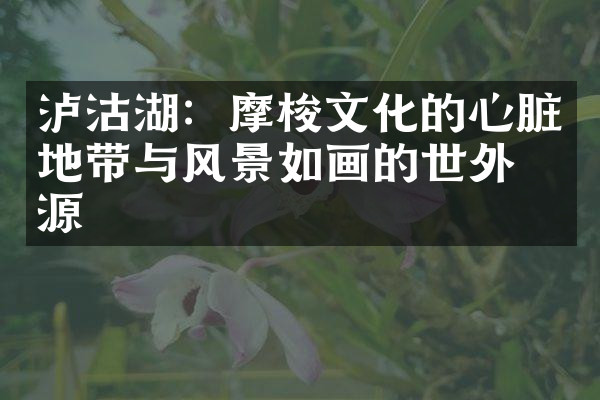泸沽湖：摩梭文化的心脏地带与风景如画的世外桃源