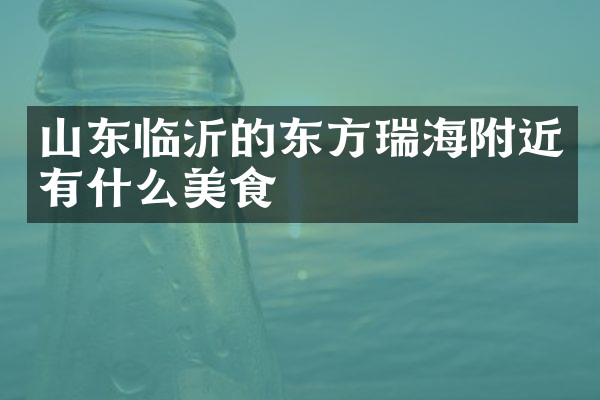 山东临沂的东方瑞海附近有什么美食