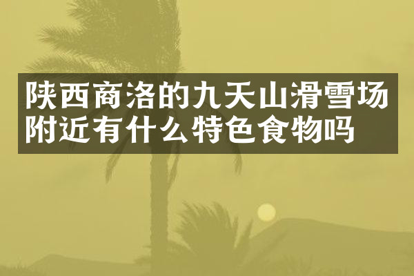 陕西商洛的九天山滑雪场附近有什么特色食物吗
