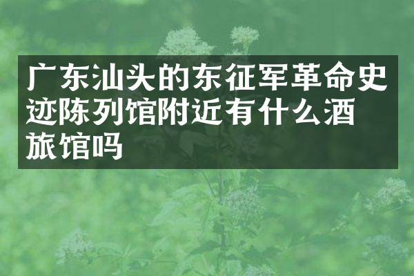 广东汕头的东征军革命史迹陈列馆附近有什么酒店旅馆吗
