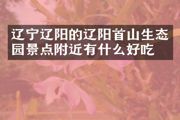 辽宁辽阳的辽阳首山生态园景点附近有什么好吃的