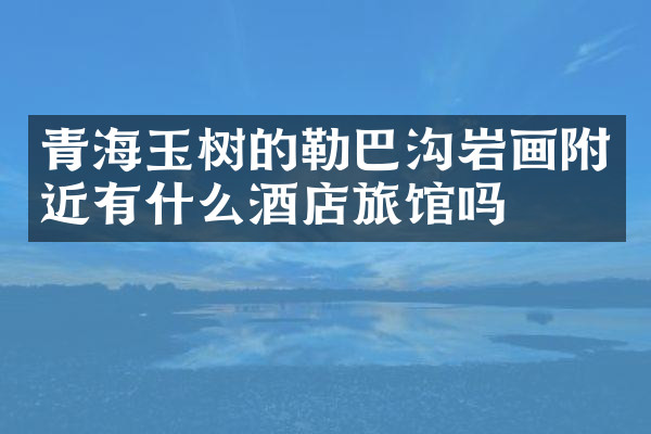 青海玉树的勒巴沟岩画附近有什么酒店旅馆吗