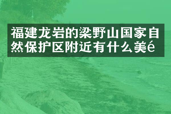福建龙岩的梁野山国家自然保护区附近有什么美食