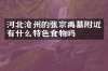 河北沧州的张宗禹墓附近有什么特色食物吗