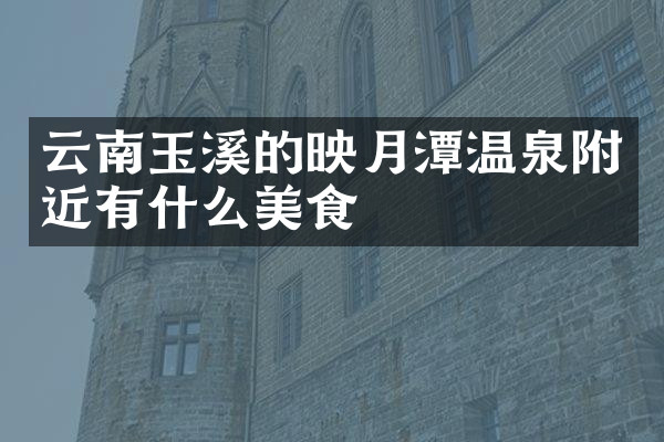 云南玉溪的映月潭温泉附近有什么美食