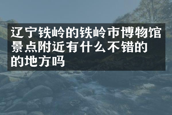 辽宁铁岭的铁岭市博物馆景点附近有什么不错的住的地方吗