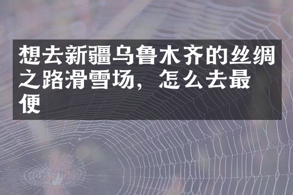想去新疆乌鲁木齐的丝绸之路滑雪场，怎么去最方便