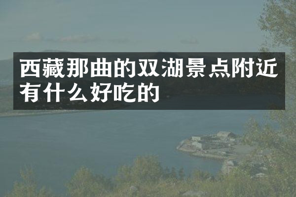 西藏那曲的双湖景点附近有什么好吃的