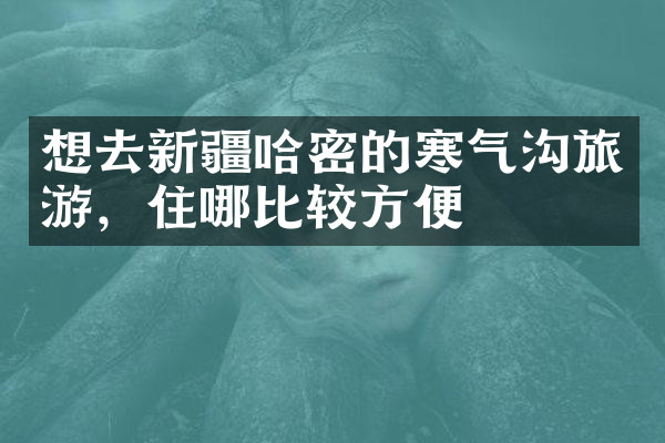 想去新疆哈密的寒气沟旅游，住哪比较方便