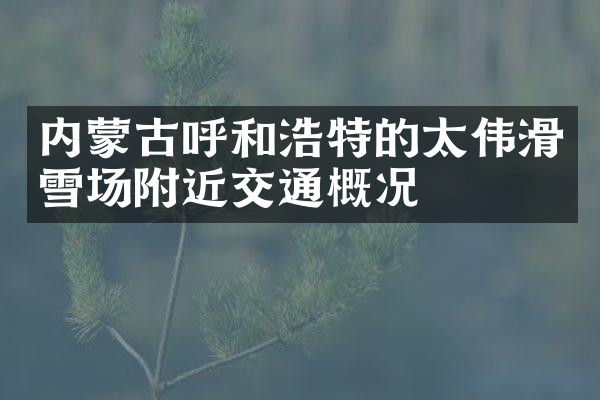 内蒙古呼和浩特的太伟滑雪场附近交通概况