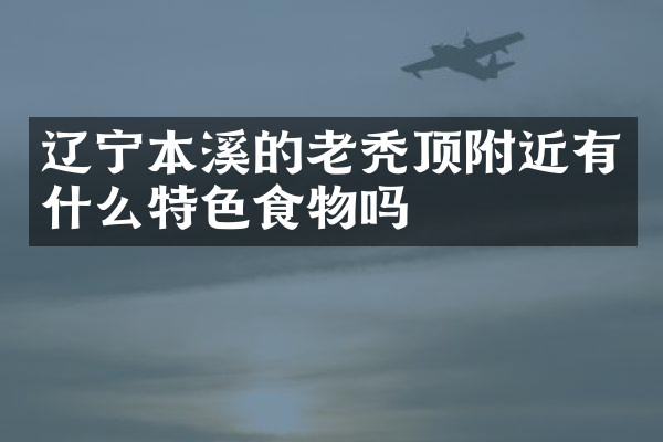 辽宁本溪的老秃顶附近有什么特色食物吗