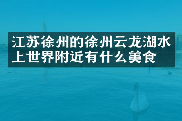 江苏徐州的徐州云龙湖水上世界附近有什么美食