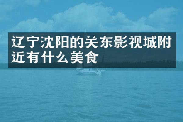 辽宁沈阳的关东影视城附近有什么美食