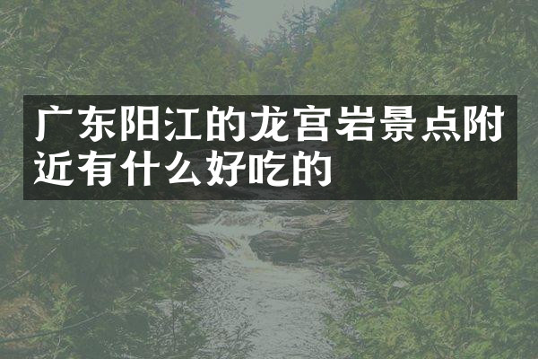 广东阳江的龙宫岩景点附近有什么好吃的