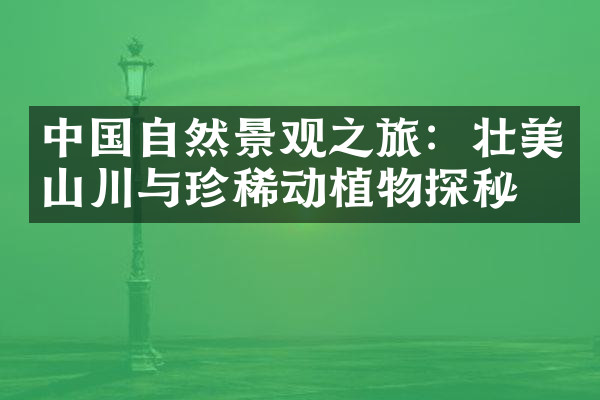 中国自然景观之旅：壮美山川与珍稀动植物探秘