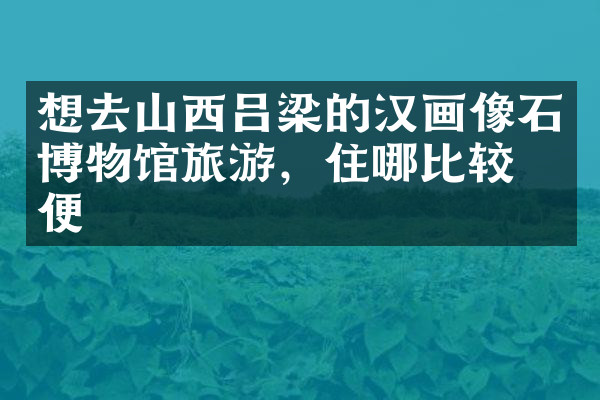 想去山西吕梁的汉画像石博物馆旅游，住哪比较方便