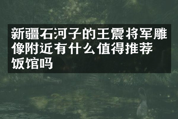 新疆石河子的王震将军雕像附近有什么值得推荐的饭馆吗