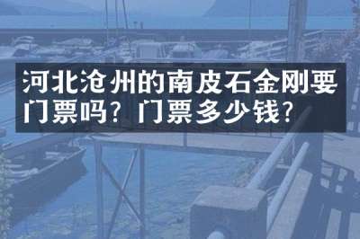 河北沧州的南皮石金刚要门票吗？门票多少钱？