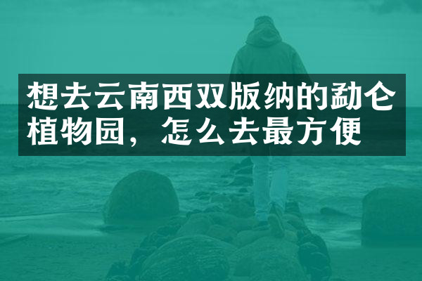 想去云南西双版纳的勐仑植物园，怎么去最方便
