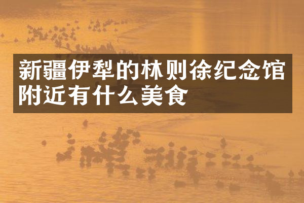 新疆伊犁的林则徐纪念馆附近有什么美食