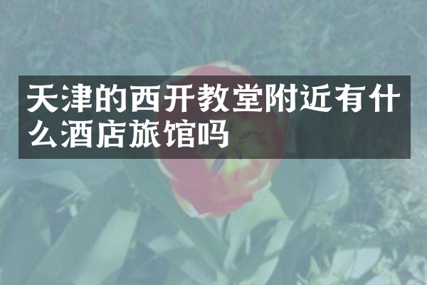 天津的西开教堂附近有什么酒店旅馆吗