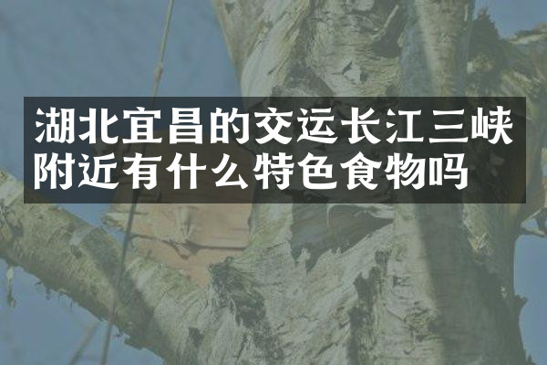 湖北宜昌的交运长江三峡附近有什么特色食物吗