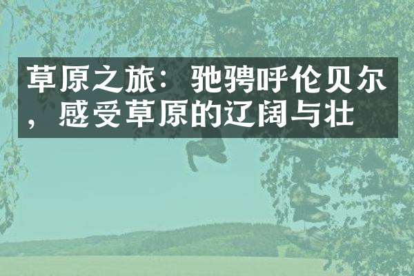 草原之旅：驰骋呼伦贝尔，感受草原的辽阔与壮美
