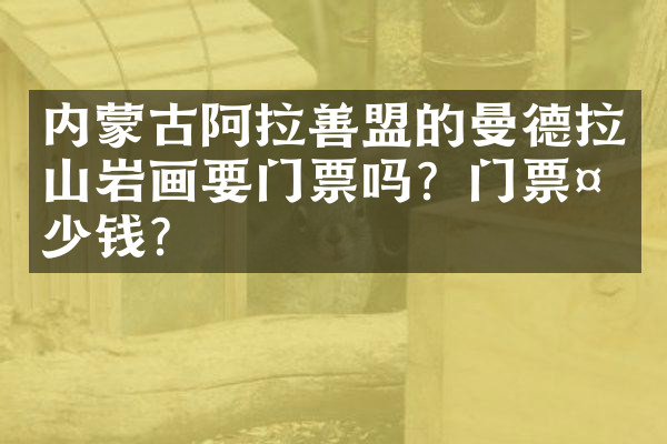 内蒙古阿拉善盟的曼德拉山岩画要门票吗？门票多少钱？