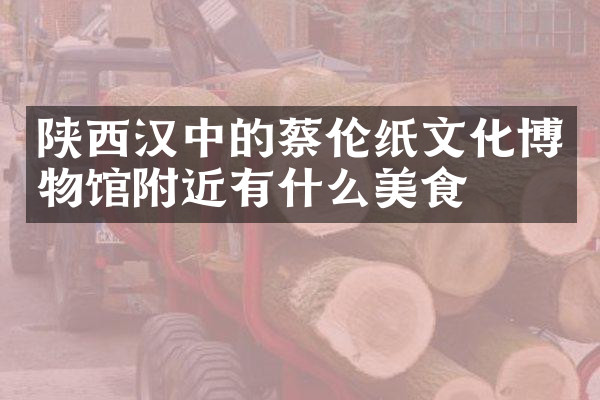 陕西汉中的蔡伦纸文化博物馆附近有什么美食
