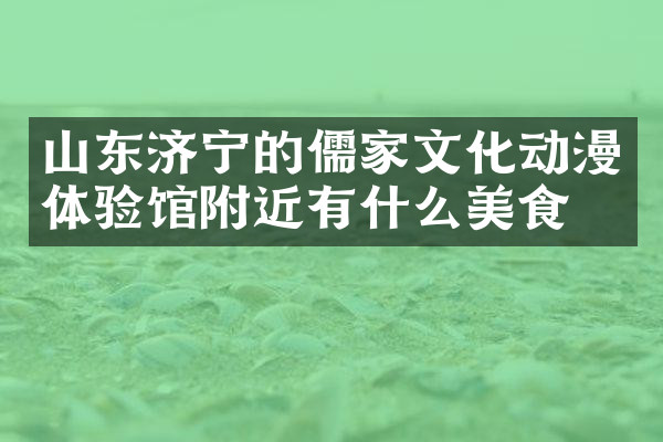 山东济宁的儒家文化动漫体验馆附近有什么美食