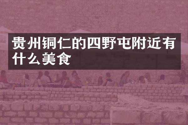 贵州铜仁的四野屯附近有什么美食