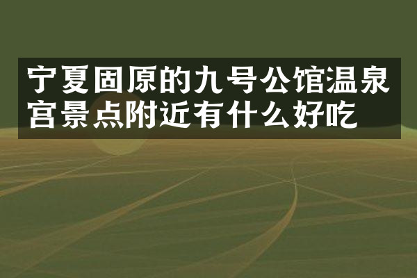 宁夏固原的九号公馆温泉宫景点附近有什么好吃的