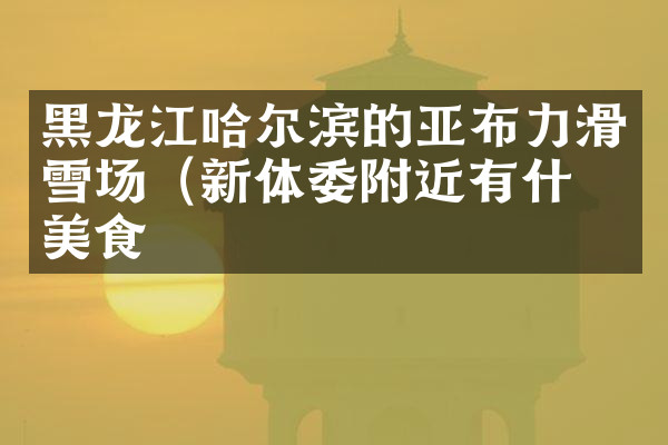 黑龙江哈尔滨的亚布力滑雪场（新体委附近有什么美食
