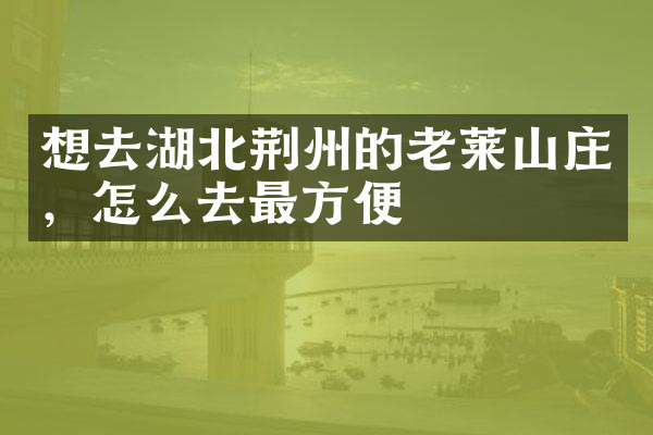 想去湖北荆州的老莱山庄，怎么去最方便