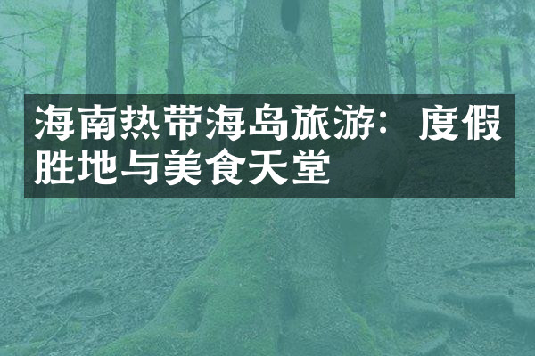 海南热带海岛旅游：度假胜地与美食天堂