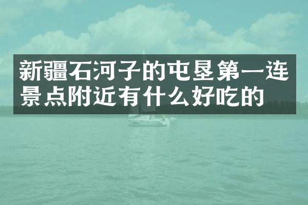 新疆石河子的屯垦第一连景点附近有什么好吃的