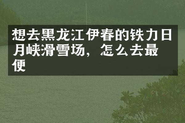 想去黑龙江伊春的铁力日月峡滑雪场，怎么去最方便