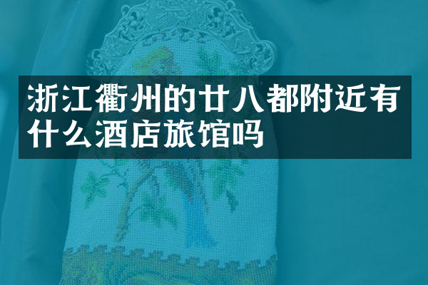 浙江衢州的廿八都附近有什么酒店旅馆吗