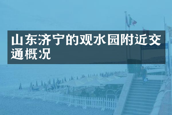 山东济宁的观水园附近交通概况