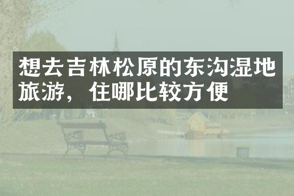 想去吉林松原的东沟湿地旅游，住哪比较方便