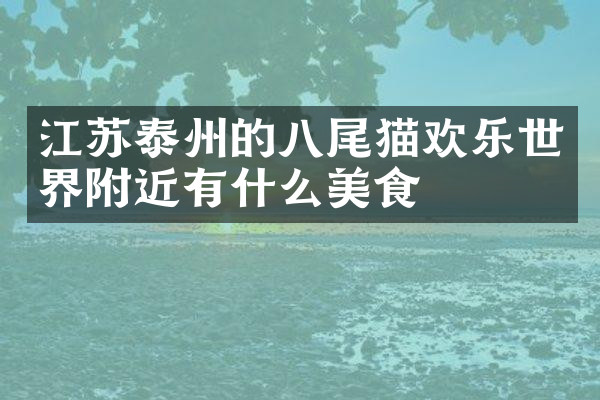 江苏泰州的八尾猫欢乐世界附近有什么美食