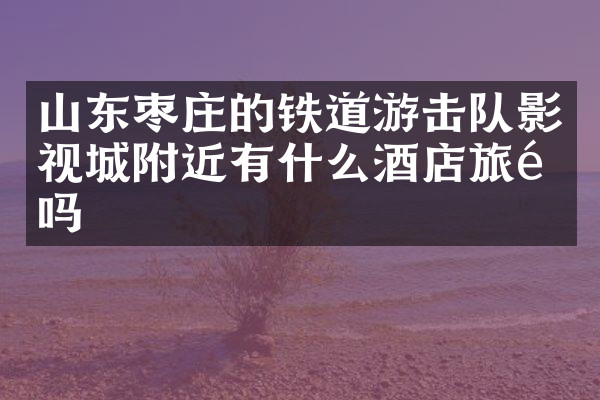 山东枣庄的铁道游击队影视城附近有什么酒店旅馆吗
