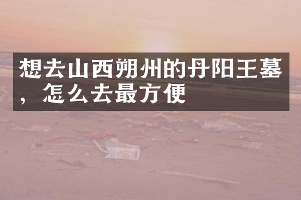想去山西朔州的丹阳王墓，怎么去最方便