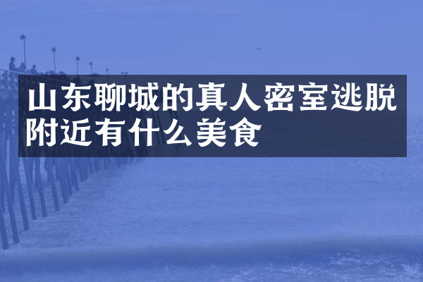 山东聊城的真人密室逃脱附近有什么美食