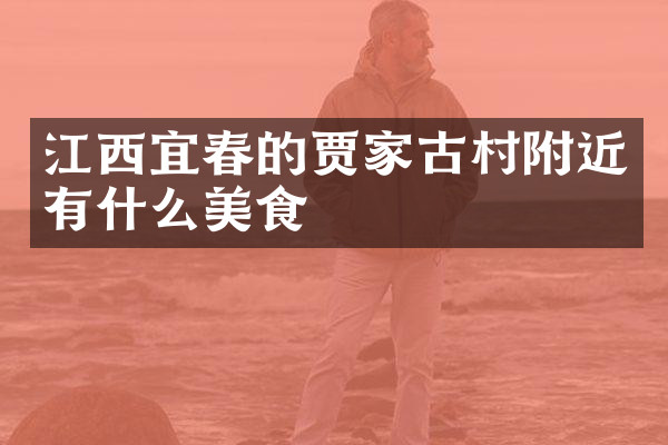 江西宜春的贾家古村附近有什么美食