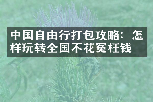 中国自由行打包攻略：怎样玩转全国不花冤枉钱